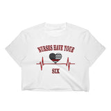 "Nurses Have Your 6" Women's Crop Top