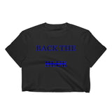 Back The Blue Women's Crop Top