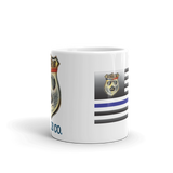 Swine Gear Thin Blue Line Flag Coffee Cup