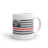 Swine Gear Thin Red Line Flag Coffee Cup