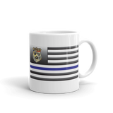 Swine Gear Thin Blue Line Flag Coffee Cup