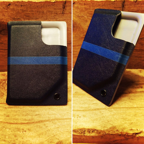 Thin blue line kydex badge wallet